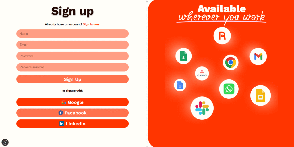 rytr.me signup